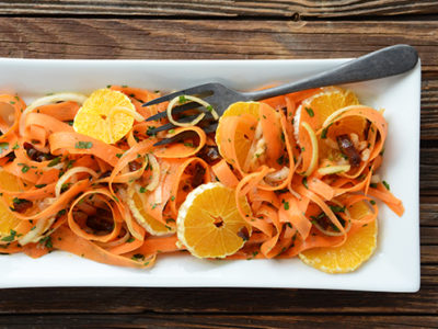 Carrot and Orange Salad with Fresh Dates