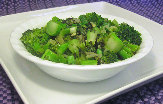 Broccoli and Herbs