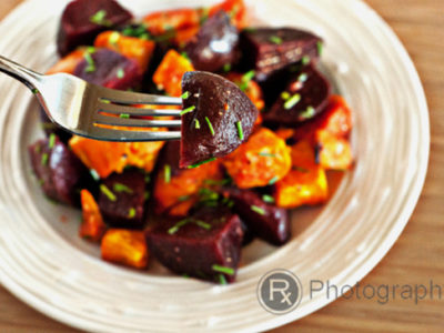 Cooked Sweet Potato and Beet Salad