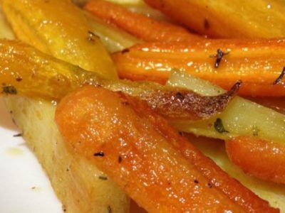 Parsnips and Sweet Potatoes